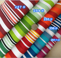 特价多彩条纹全棉帆布订做加厚海绵实木沙发垫简约飘窗垫子窗台垫