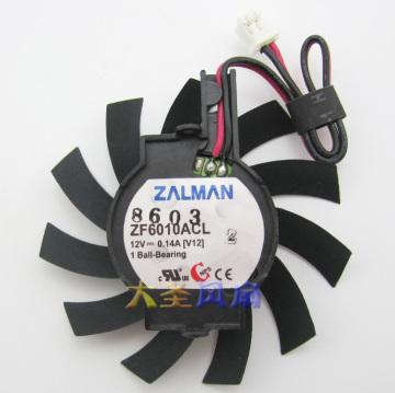 思民ZALMAN ZF6010ACL  12V 0.14A 显卡风扇