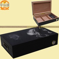 雪 茄宇纵横】雪 茄盒保湿箱 古巴英雄切格瓦拉香柏木110支保湿盒