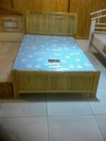 天津儿童床/1.2米实木马来西亚橡木特价/保修儿童床 包送安装家具