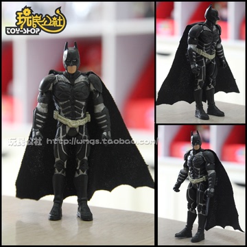 DC黑暗骑士崛起 漫画英雄 蝙蝠侠玩具模型 3.75寸披风可动人偶