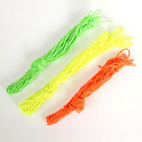 YOYO球绳子 100条 6股装-技术绳(荧光绿橙) 悠悠球 绳子 溜溜球