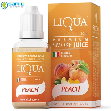 意大利LIQUA进口烟油30ml原装正品烟液清肺水果味戒烟产品水蜜桃