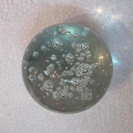 8厘米直接 水晶气泡球 假山流水喷泉招财风水轮摆件 产品配件