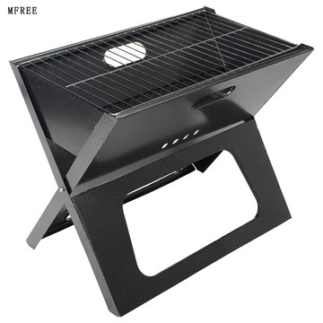 MFREE-X型 户外烧烤架 便携折叠式不锈钢木炭炉子 大号