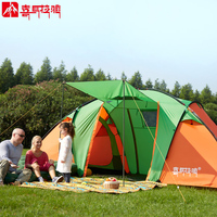 喜马拉雅帐篷 户外 3-4人 家庭两室一厅野外露营旅游多人帐篷