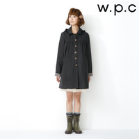 【防晒防雨防风】日本wpc正品轻薄时尚风雨衣-袖口碎花装饰R-1008