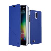 魅蓝note2手机壳翻盖式蓝色可以插卡新款支架魁族魁蓝手机保护套