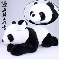 毛绒仿真趴趴熊猫公仔玩具 国宝机场送外国友人中国特色商务礼品