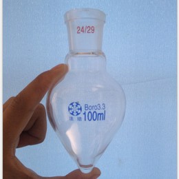 成都法培玻璃制品 法培牌 鸡心瓶梨形瓶 150ml 可选口径 成都法玻
