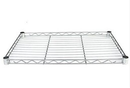 不锈钢色厨房置物架DIY自由组合层架多层网片储物架中管19mm层板