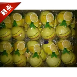 安岳新鲜优质黄柠檬一级中果情侣双胞胎装特价22元6袋一箱包邮