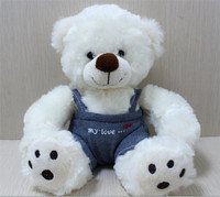 韩版能录音毛绒玩具泰迪熊闪灯留言布娃娃小号公仔生日礼品送朋友