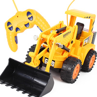 无线遥控挖土机挖掘机充电电动大号遥控车男孩汽车玩具 新年礼物