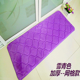 特价家用长方形床边地毯卧室圆形素色客厅瑜伽浴室地板防滑垫定制