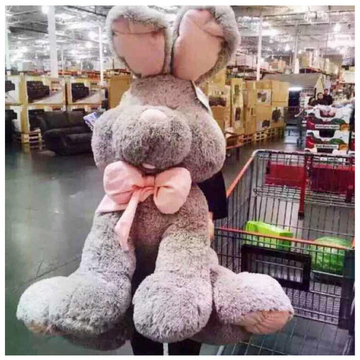 可爱美国兔邦尼兔子长耳兔子公仔玩偶毛绒玩具女孩生日礼物布娃娃