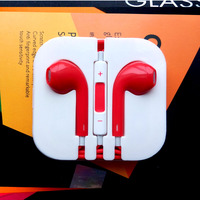 带麦iphone耳机适用苹果耳机iPhone5s/6/4s/ipad入耳式耳塞线控