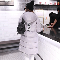 2015韩版冬装新款大码羽绒服女超长款过膝修身加厚显瘦棉衣外套潮