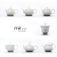 丰阁家居 精品德化玉瓷白瓷茶具陶瓷套装整套功夫茶具单杯单壶
