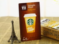 美国星巴克Starbucks via速溶纯咖啡无糖 闲庭综合 3.3g 单支