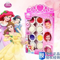 正品迪士尼Disney公主水溶染发套装化妆品儿童舞会表演专业彩妆盒