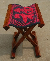 槐木马扎大号包邮户外钓鱼便携实木折叠凳红木防滑折叠椅QDMsU