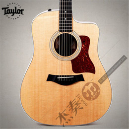 【杰奏乐器】Taylor吉他 泰勒41寸缺角电箱民谣吉他 210CE 正品