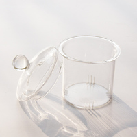 耐热玻璃花茶壶盖漏美体竹节杯三件杯盖子过滤内胆盖漏配件单拍