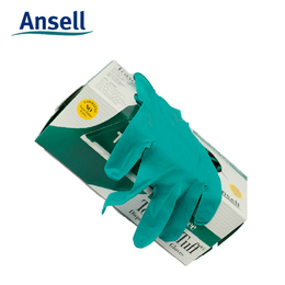 ansell92-600加厚 一次性丁腈手套 橡胶手套 实验室化工测试进口