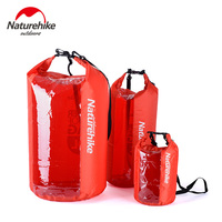 区】NH 5 20 60L透明背带防水袋游泳收纳包漂流袋单反手机防水包