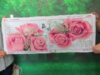 纯手工十字绣成品真爱永恒玫瑰物语粉红玫瑰客厅包邮