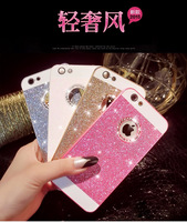 2015女士新款闪粉苹果iphone5s  手机壳手机套镶钻保护硬壳 包邮