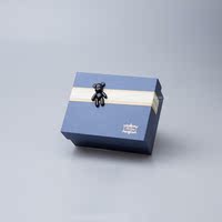 深蓝可爱简洁创意礼品盒 包装纸盒 节日礼品包装盒定制批发