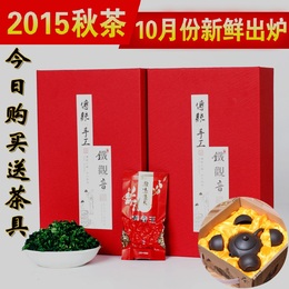 2016春茶铁观音浓香型乌龙茶叶新茶买一送一礼盒装1725共500g包邮
