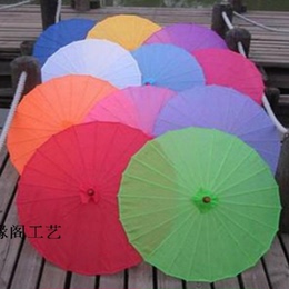 绘画伞红色伞纯色伞舞蹈伞绸布伞装饰伞油纸伞道具伞跳舞古典雨伞