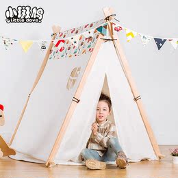 韩版室外超大纯棉帐篷儿童生日礼物玩具屋布帐篷过家家玩具