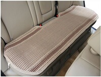 汽车坐垫简约四季通用冰丝后座单垫无靠背夏季透气单张后排长条