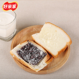 好亲家紫米面包黑米面包50个奶酪面包现做现发三层夹心切片面包