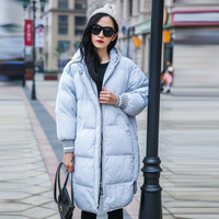 2015秋冬新品女装棉衣 中长款外套蝙蝠袖设计款原创款欧美风