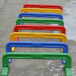幼儿园玩具 感统训练器材 塑料跨栏亲子教具网幼儿园玩具体育游戏