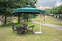 侧边遮阳伞边柱遮阳伞户外休闲遮阳伞餐厅咖啡厅遮阳伞大型遮阳伞