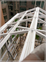 武汉断桥铝阳光房 钢结构夹胶玻璃阳光房 铝合金阳光房封阳台露台