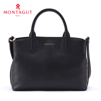 Montagut/梦特娇女包新款牛皮手提包职业女性气质优雅大容量包包