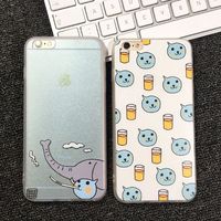 酷儿芬达iphone6s手机壳卡通6plus保护壳大象酷儿苹果6硅胶套可爱