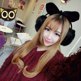 耳包 女韩国版可爱兔毛冬季保暖护耳时尚耳罩蝴蝶结潮流耳套erbao