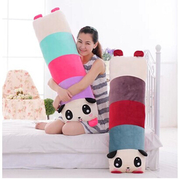 可拆洗可爱熊猫抱枕卡通情侣单人双人长枕头沙发靠垫