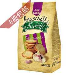 8袋包邮 保加利亚原装进口零食 玛乐缇Maretti蒜香烤面包干70g