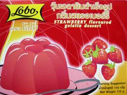 ｛110克*2盒｝包邮泰国进口布丁粉 草莓 菠萝 柠檬果冻果酱原料