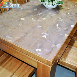 正方形布防水软质玻璃pvc塑料茶几垫透明桌垫台布 餐布防油免洗