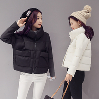2017冬季新款女装韩版短款棉衣修身显瘦面包服学生小棉袄女外套